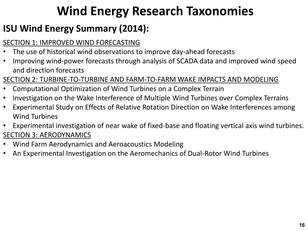 wind energy research taxonomies 3