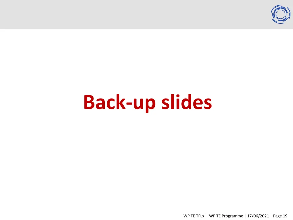 back up slides