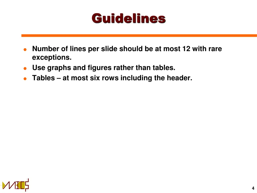 guidelines 1