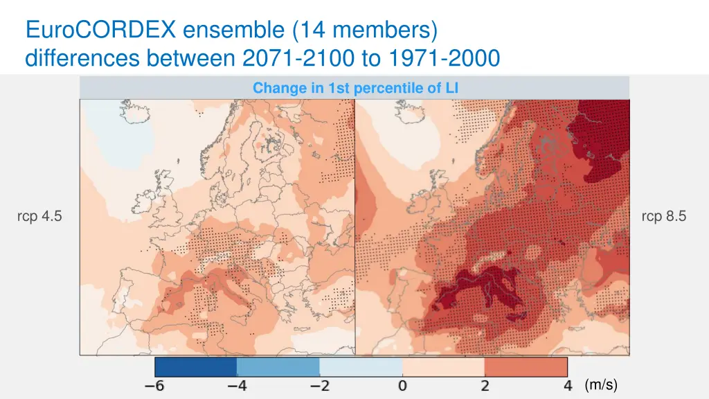 eurocordex ensemble 14 members differences