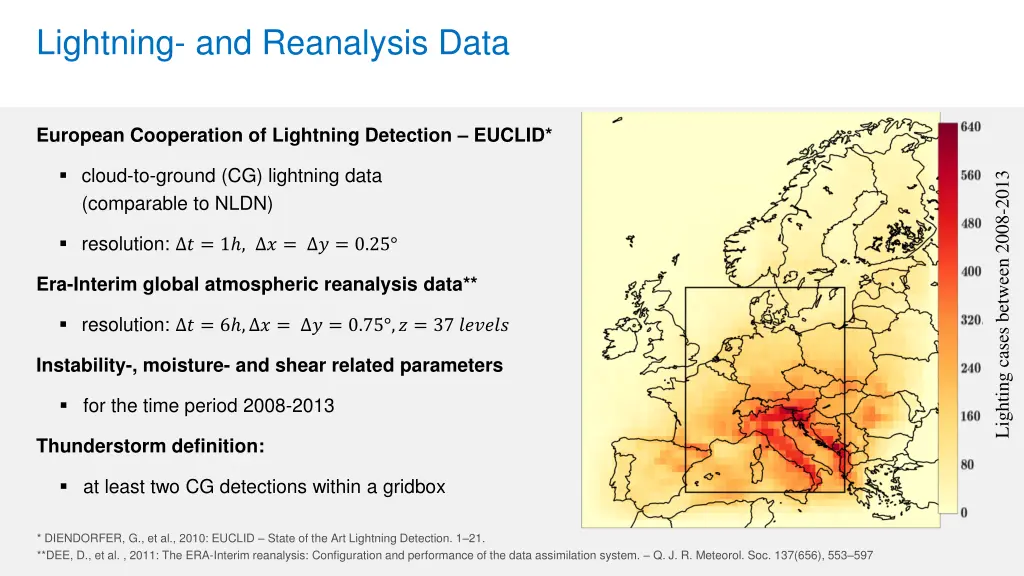 lightning and reanalysis data