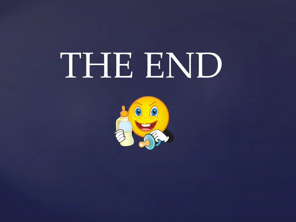 the end