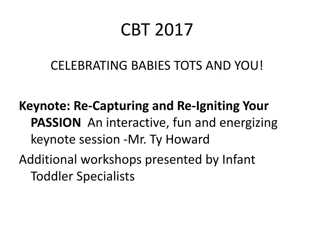 cbt 2017