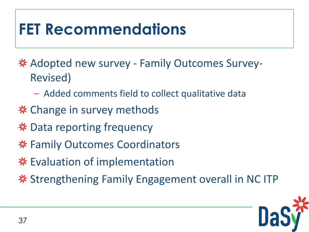 fet recommendations