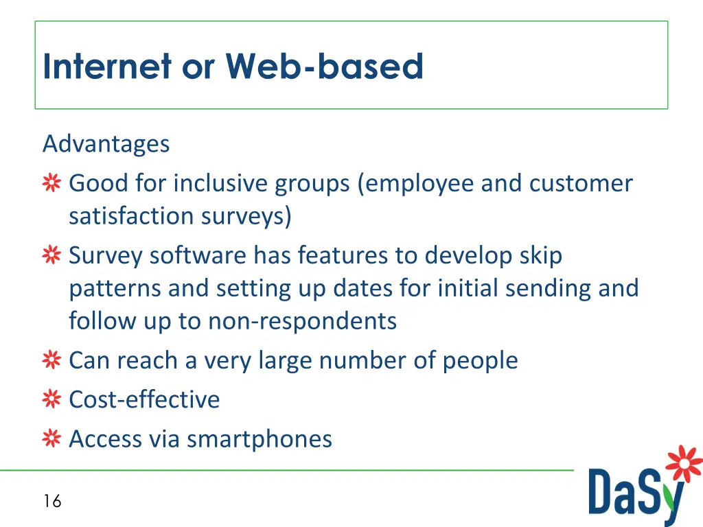 internet or web based