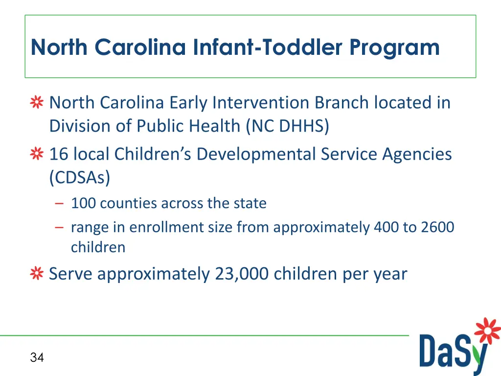 north carolina infant toddler program