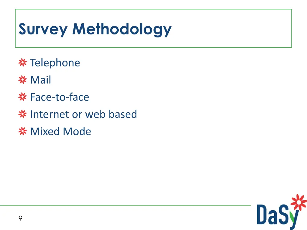 survey methodology