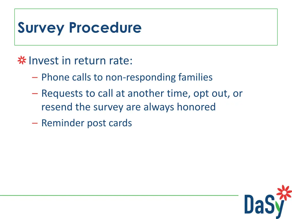 survey procedure 2