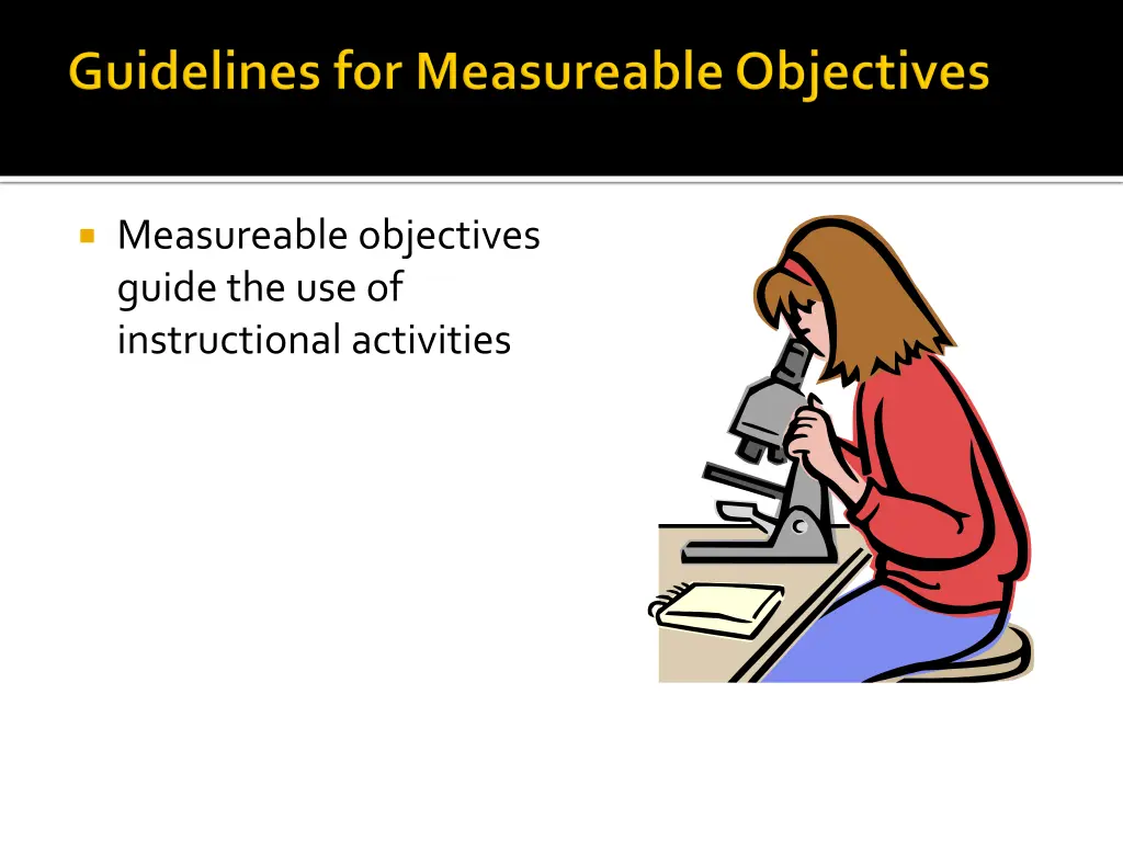 measureable objectives guide