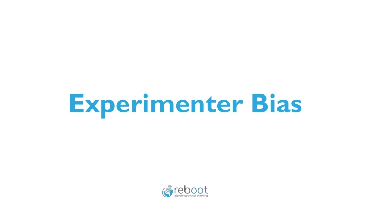 experimenter bias