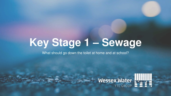 key stage 1 sewage