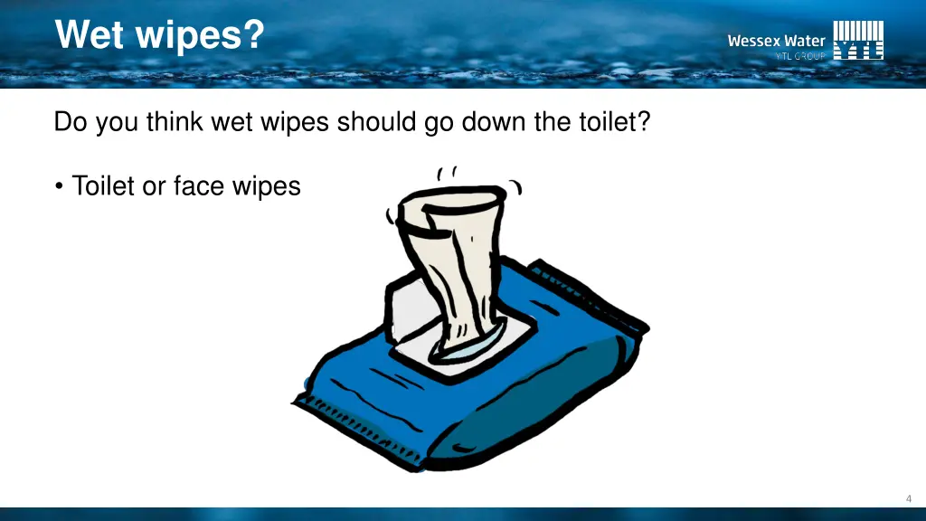 wet wipes