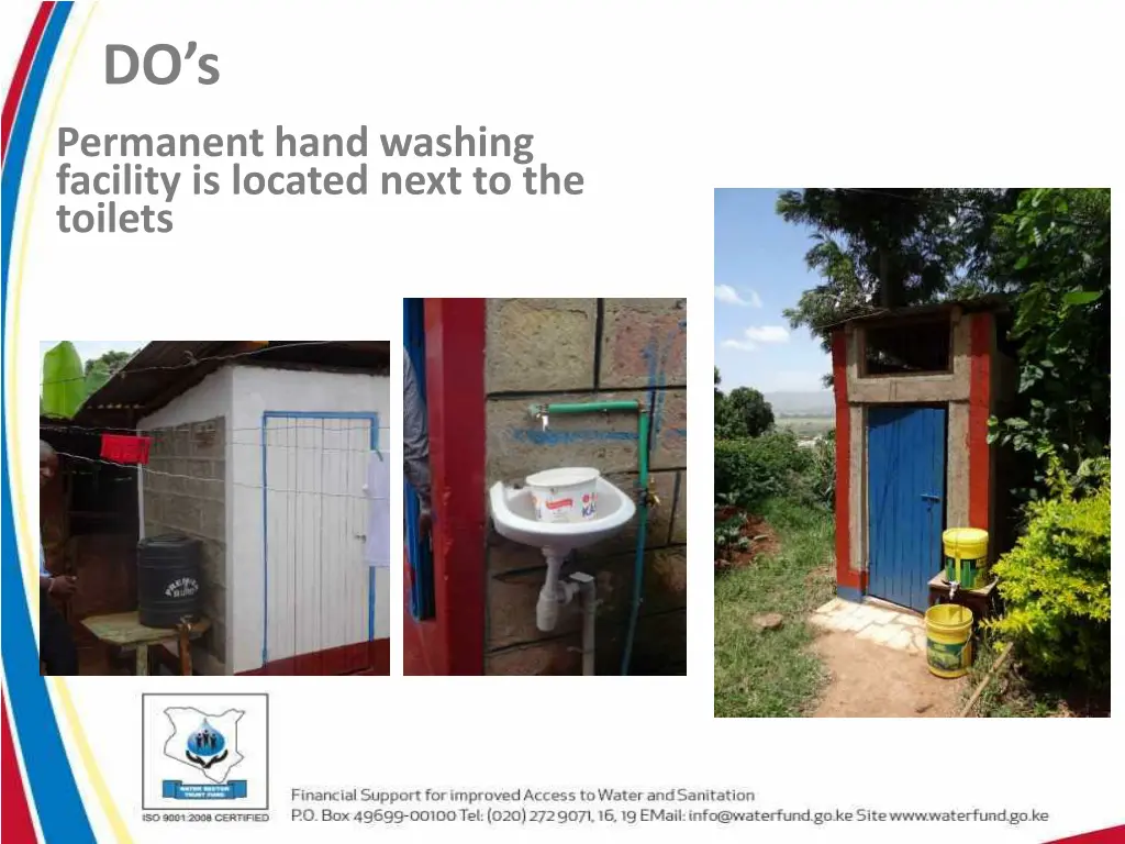 do s permanent hand washing facility is located