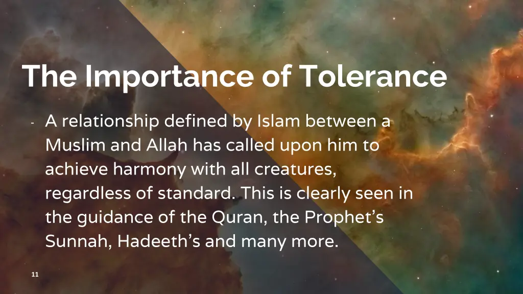 the importance of tolerance