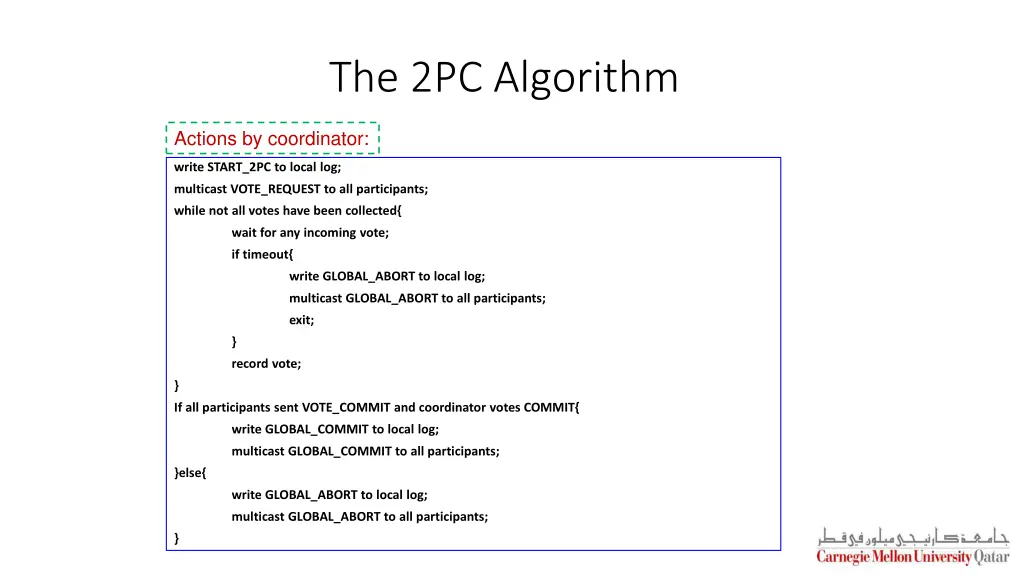 the 2pc algorithm