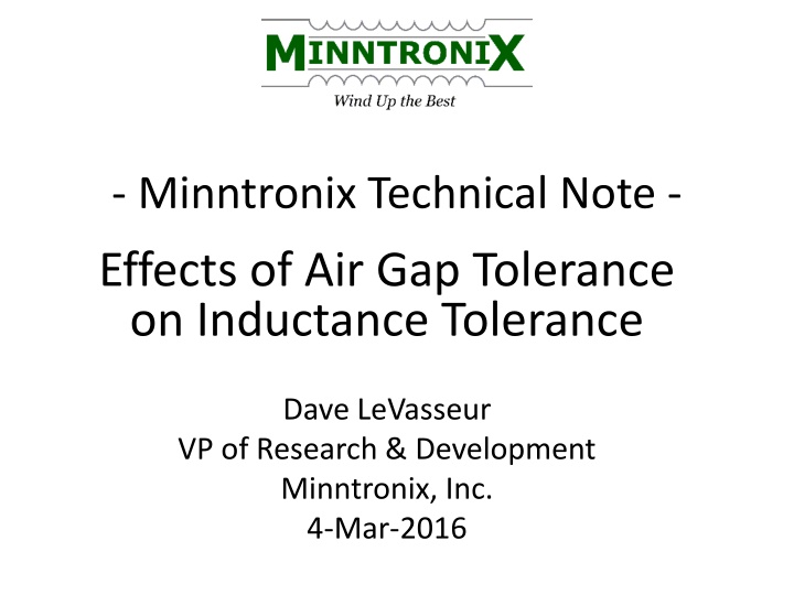 minntronix technical note