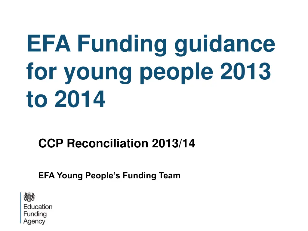 efa funding guidance for young people 2013 to 2014 1