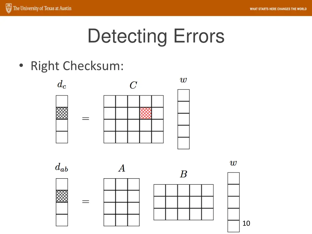 detecting errors 3