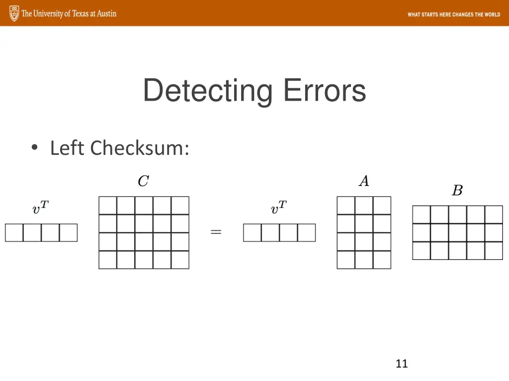 detecting errors 4