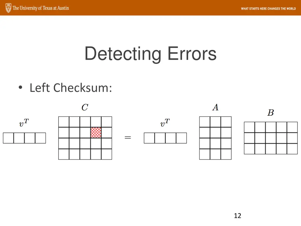 detecting errors 5