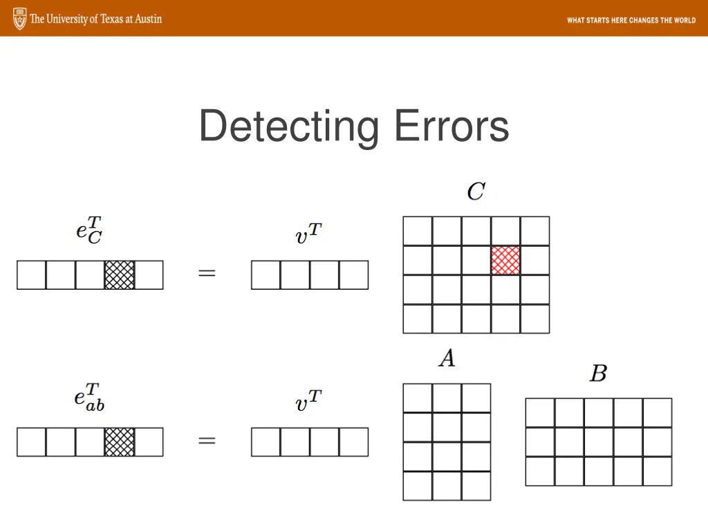 detecting errors 6