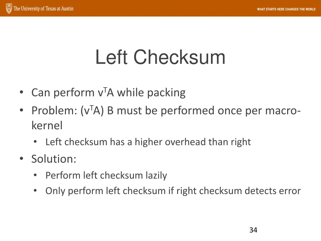 left checksum 6