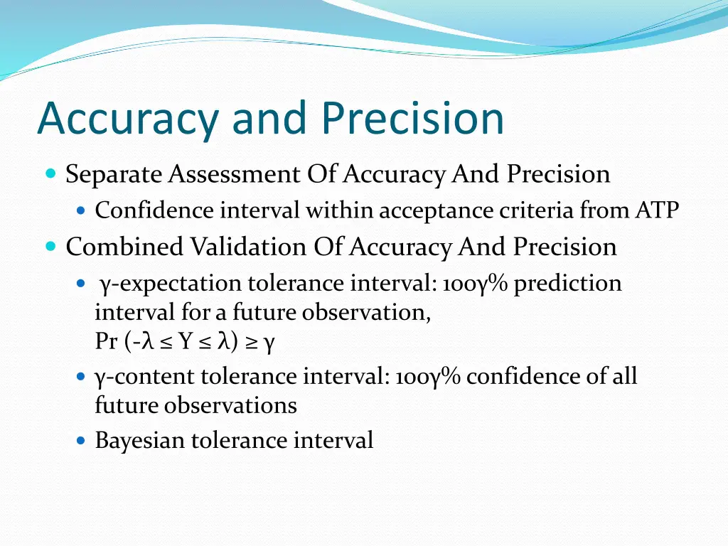 accuracy and precision