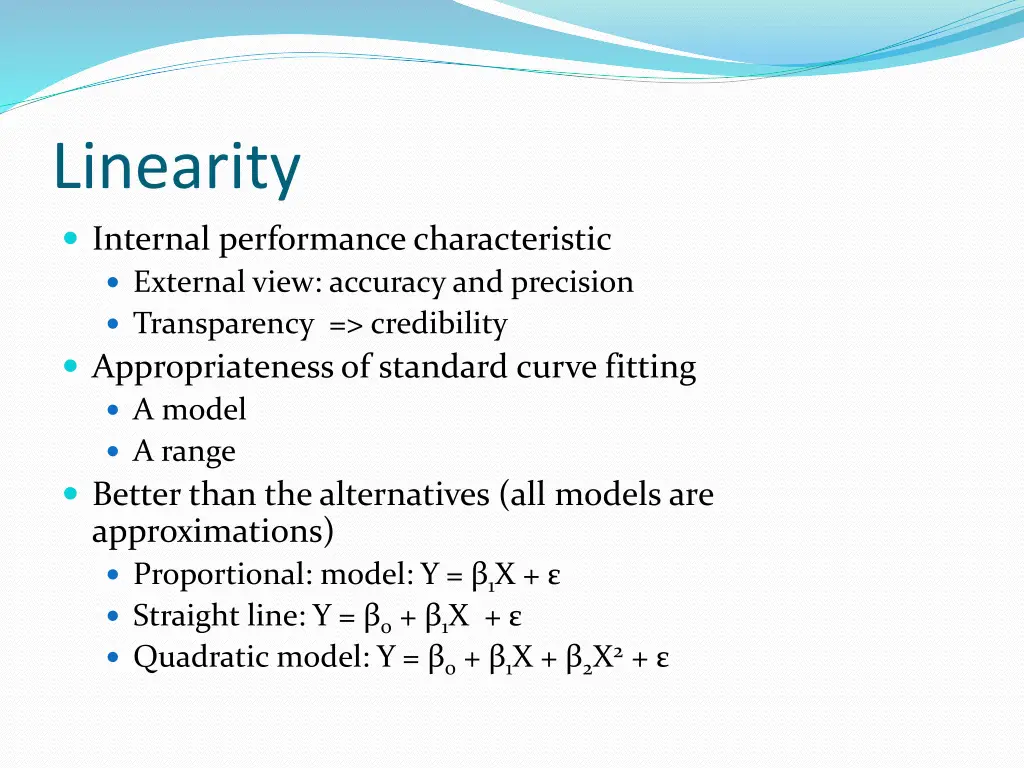 linearity