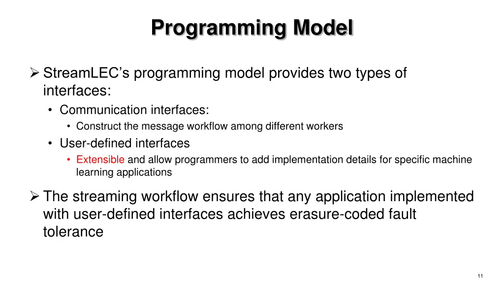 programming model