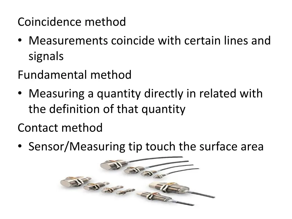 coincidence method measurements coincide with