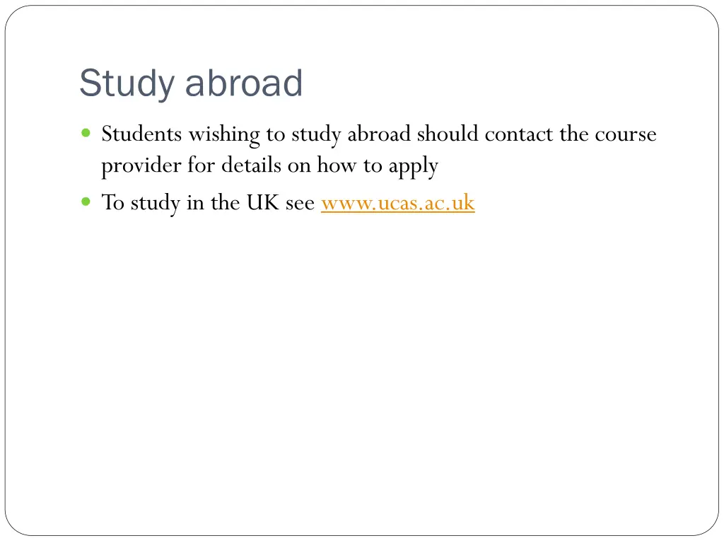 study abroad