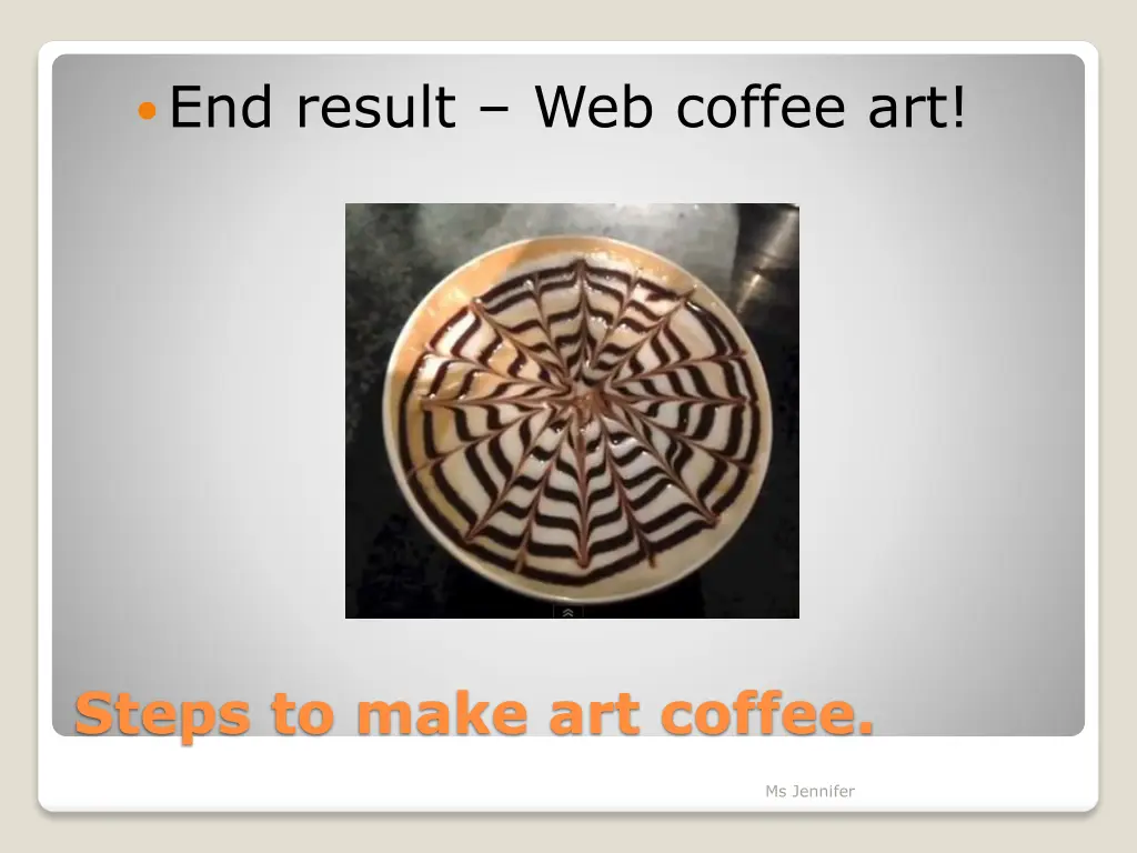 end result web coffee art