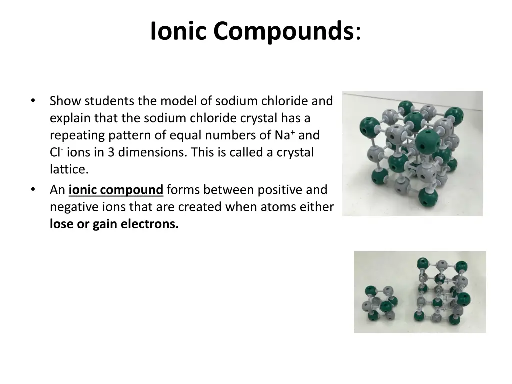 ionic compounds