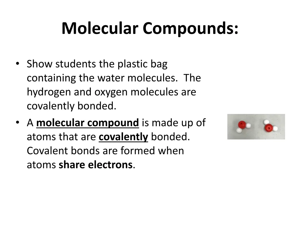 molecular compounds