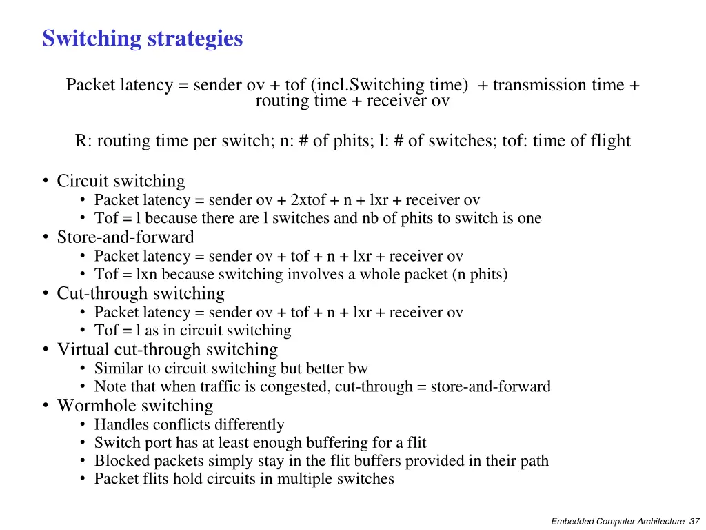 switching strategies 1