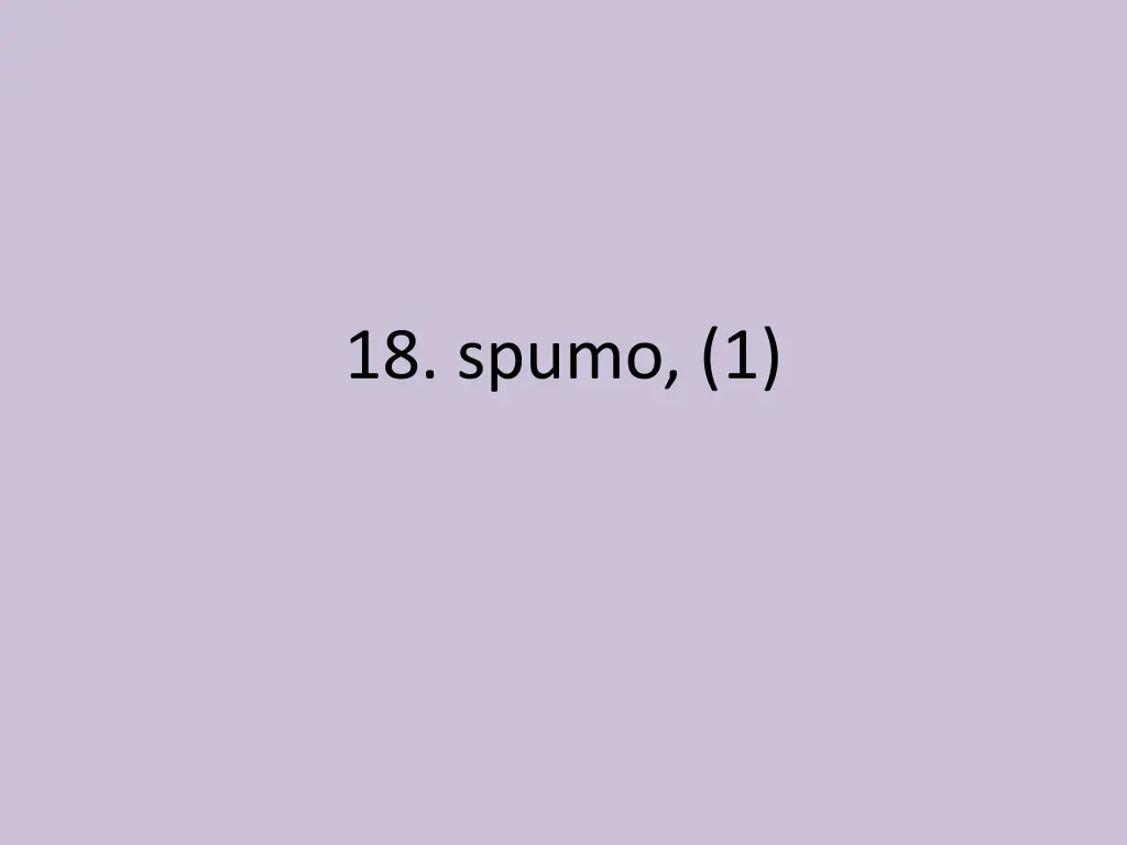 18 spumo 1