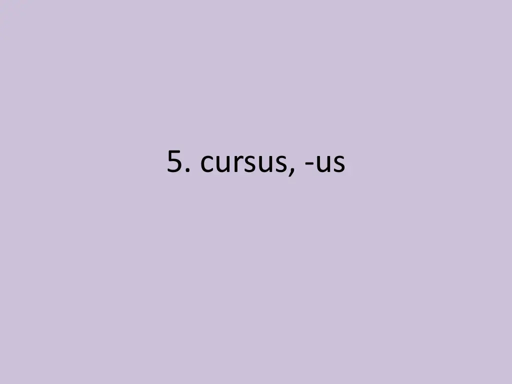 5 cursus us