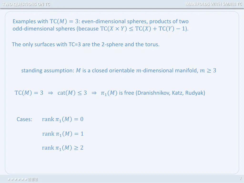 manifolds with small tc 1