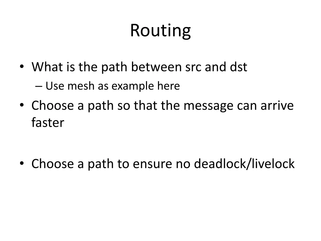 routing