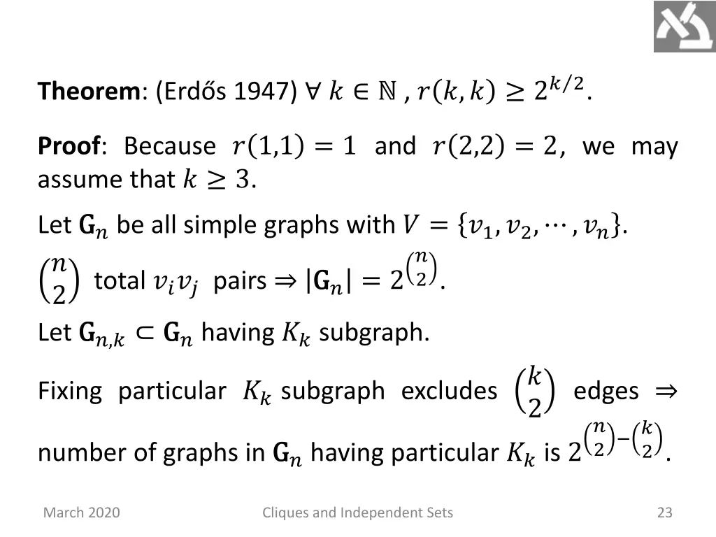 theorem erd s 1947 2