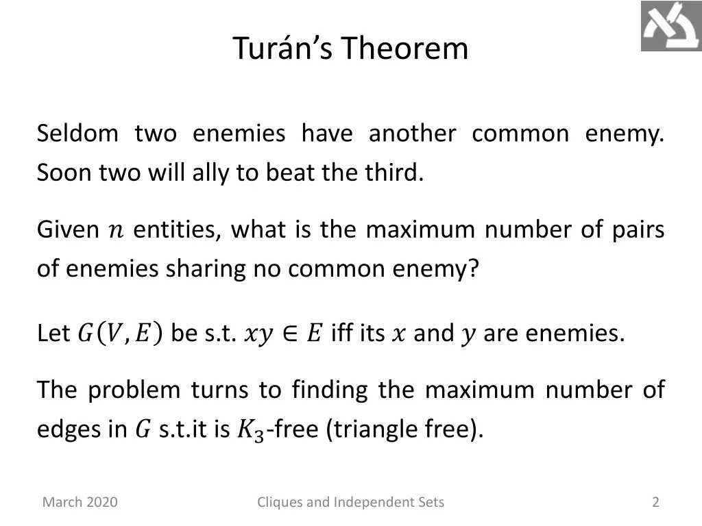 tur n s theorem