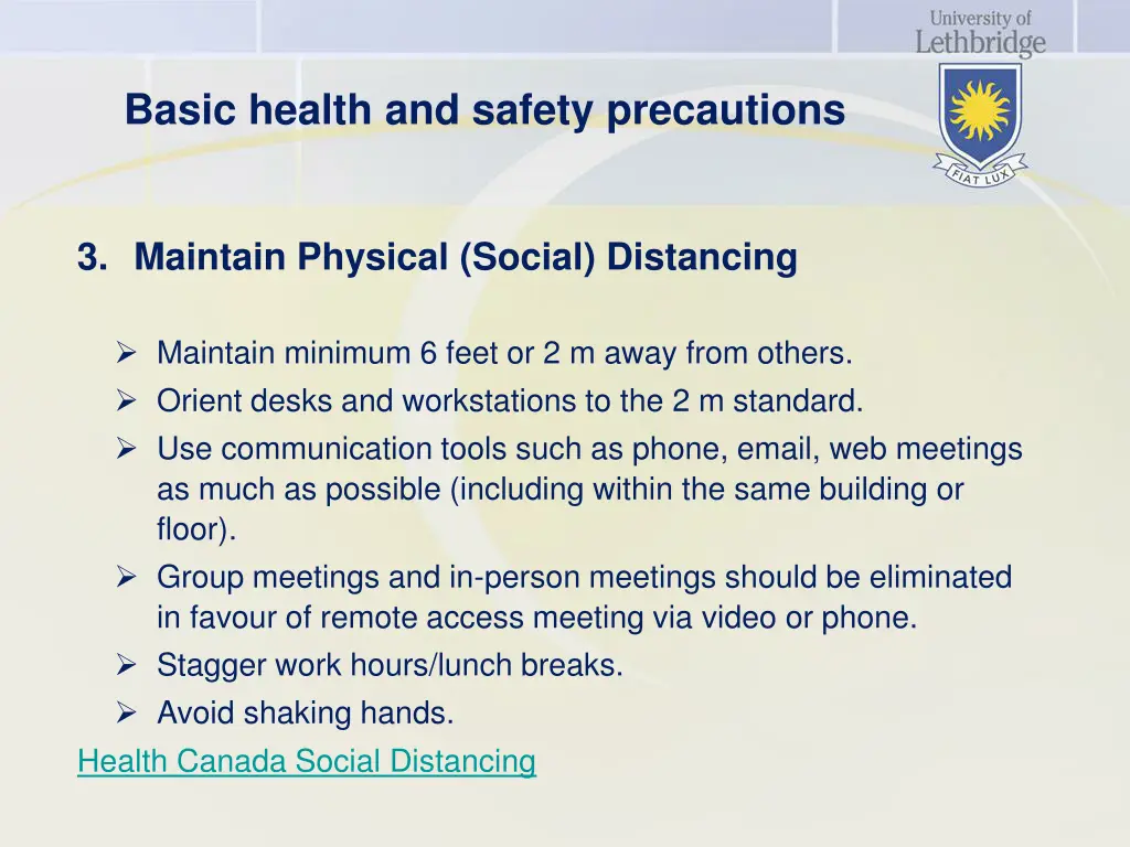 basic health and safety precautions 2