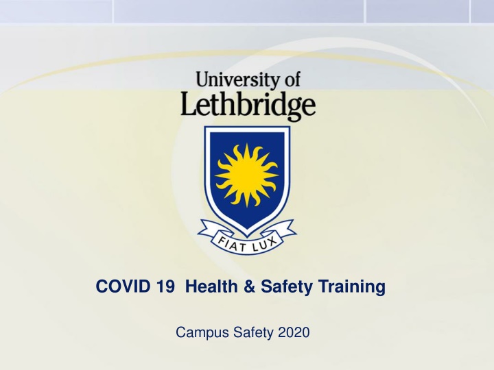 covid 19 health safety training