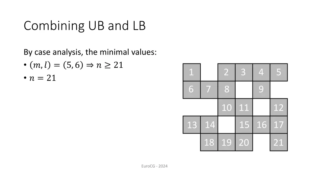 combining ub and lb