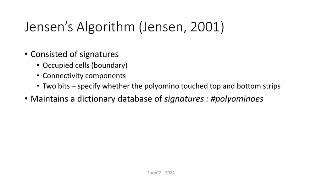 jensen s algorithm jensen 2001 1