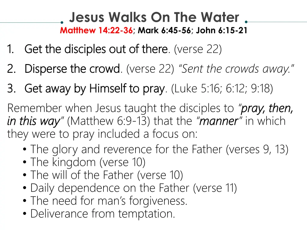 jesus walks on the water matthew 14 22 36 mark