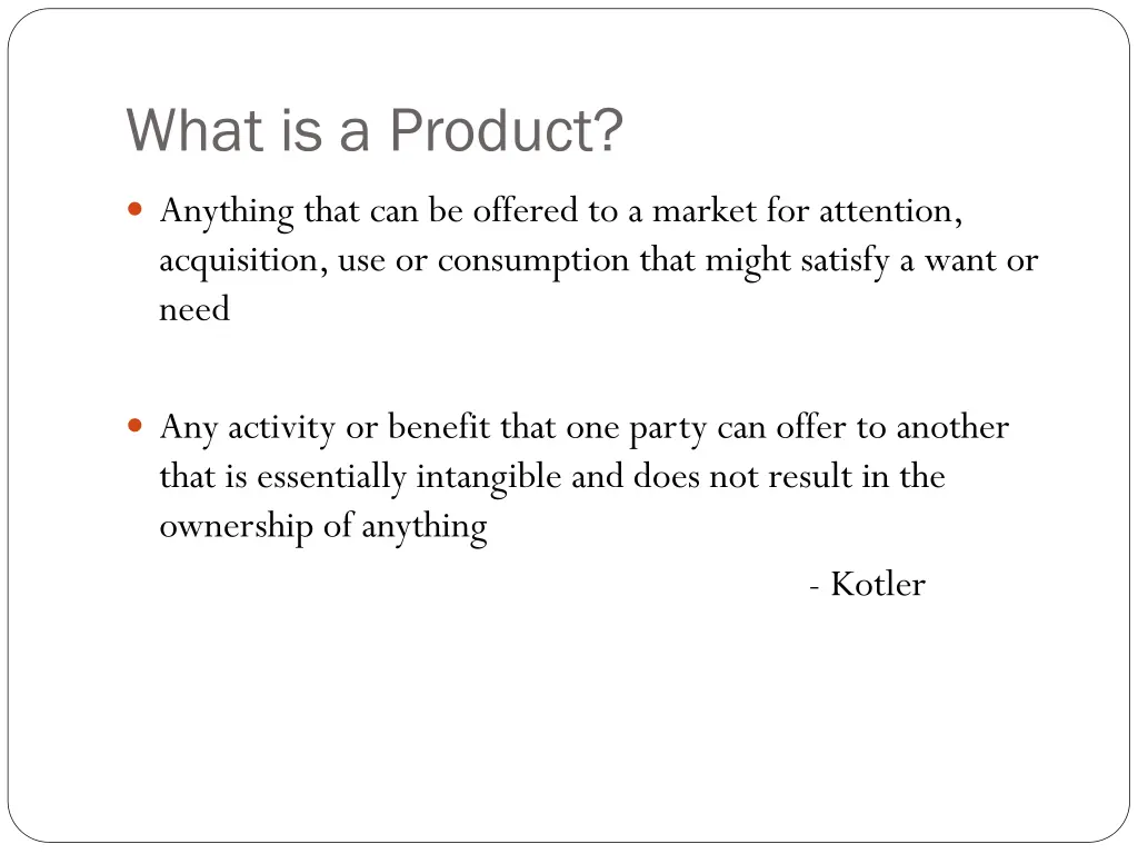 what is a product