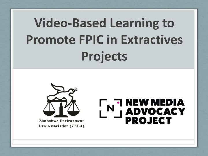 video based learning to promote fpic