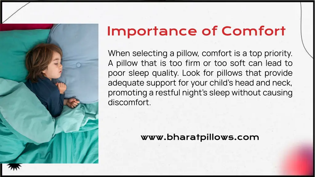 importance of comfort