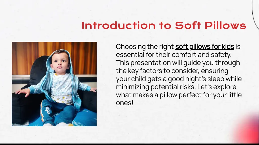 introduction to soft pillows